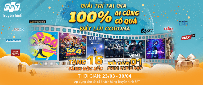 Truyền hình FPT nâng cấp miễn phí 16 kênh đặc sắc