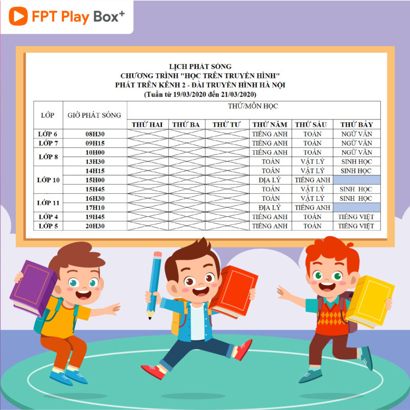 Học online _ Kênh HN1 và HN2