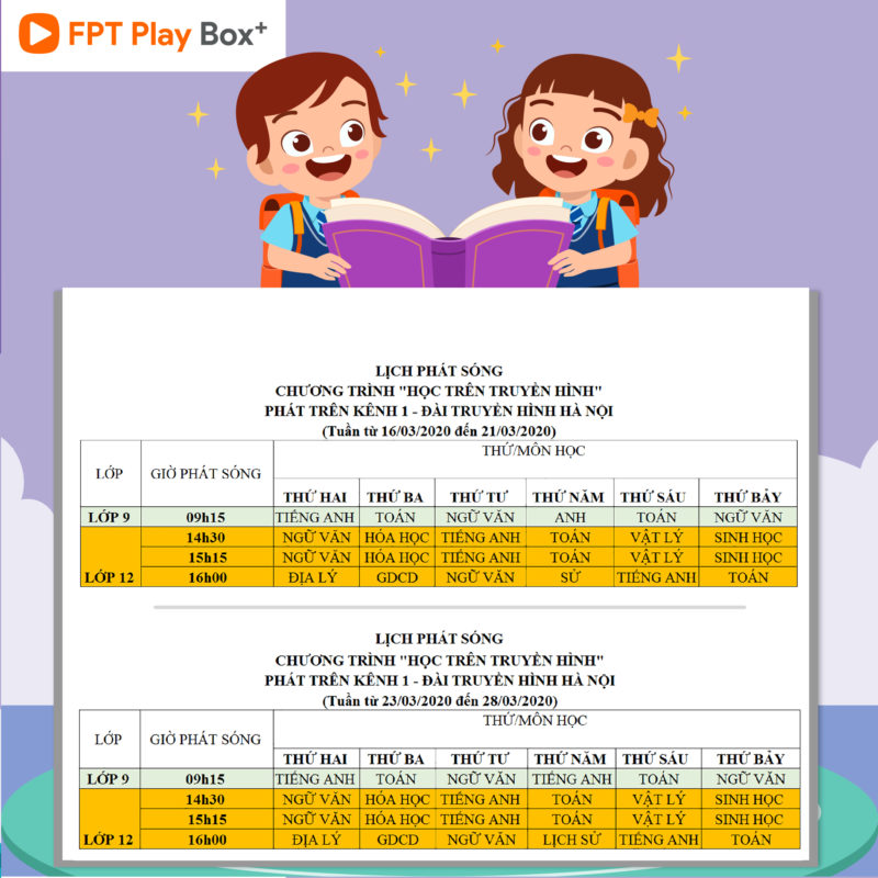 Học online _ Kênh HN1 và HN2