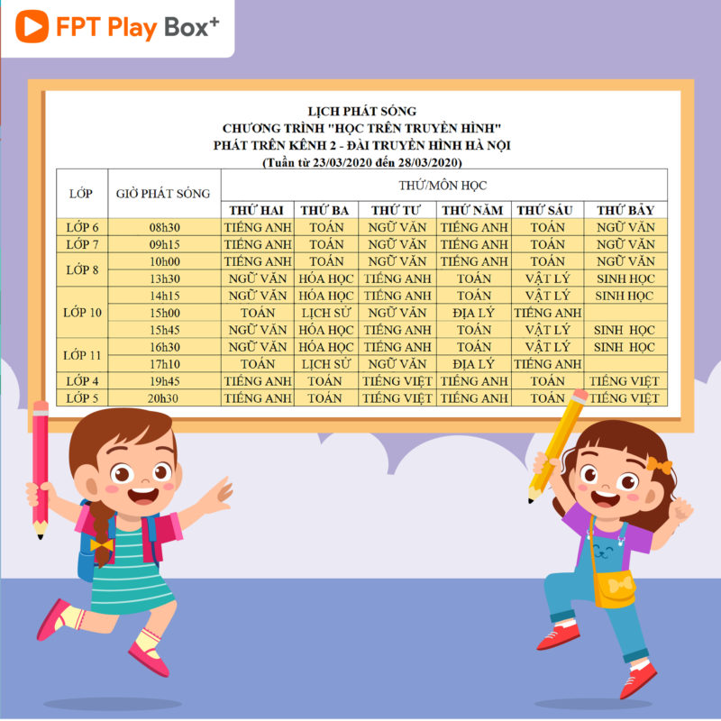 Học online _ Kênh HN1 và HN2