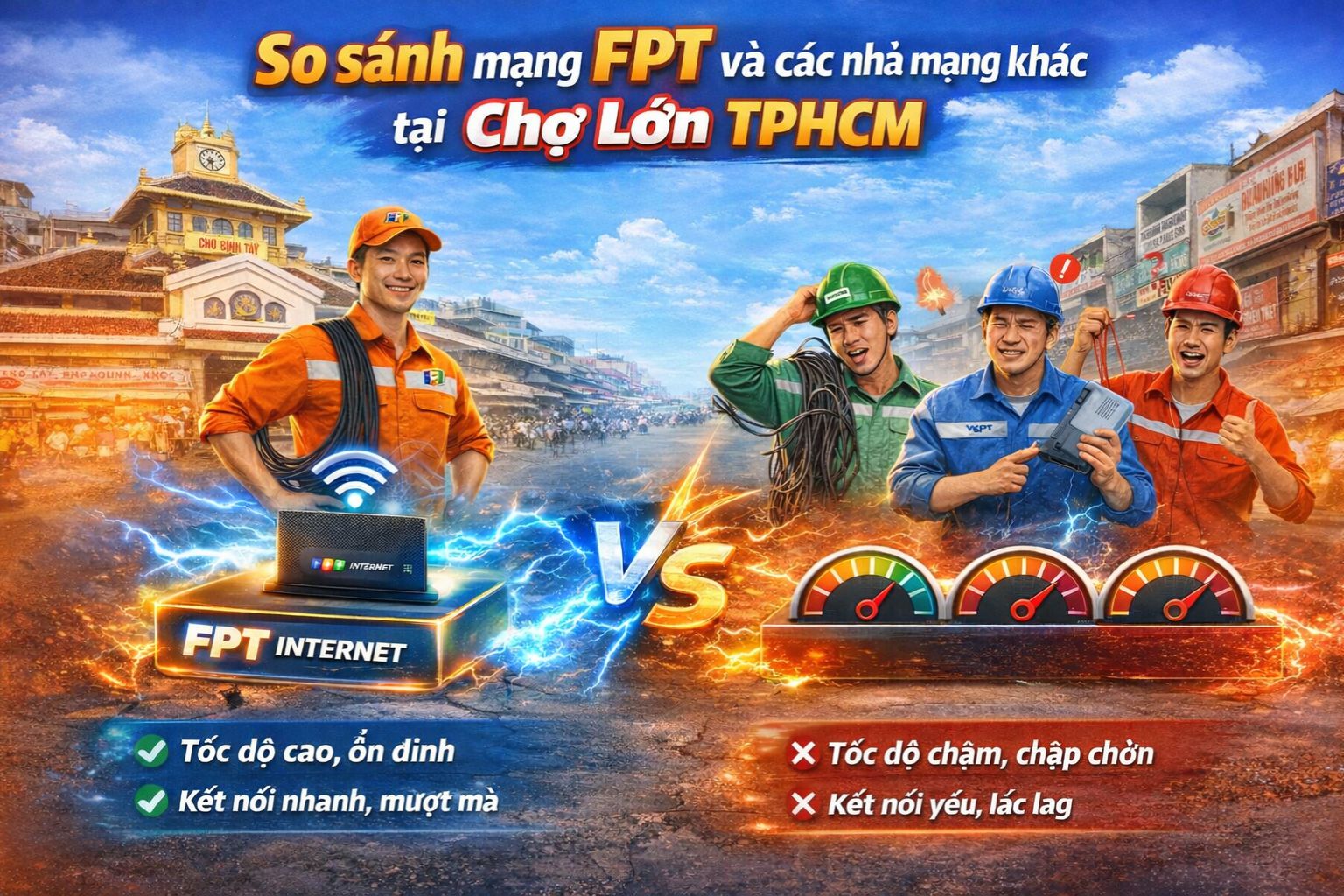 so sanh mang fpt voi cac nha mang khac tai cho lon tphcm So Sanh Mang Fpt Voi Cac Nha Mang Khac Tai Cho Lon Tphcm