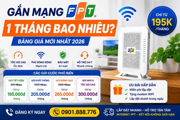 Gan Mang Fpt 1 Thang Bao Nhieu