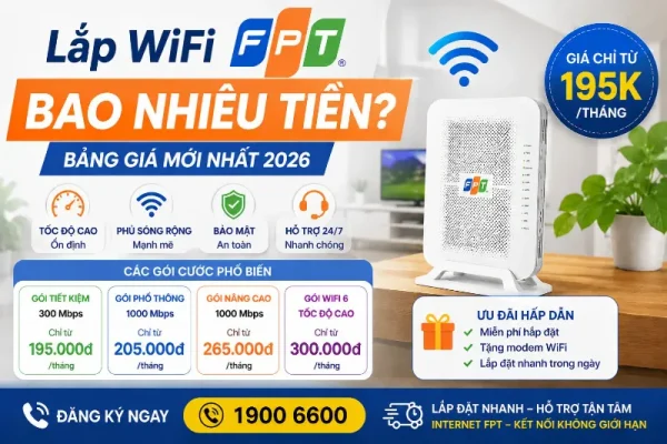 Lap Wifi Fpt Bao Nhieu Tien