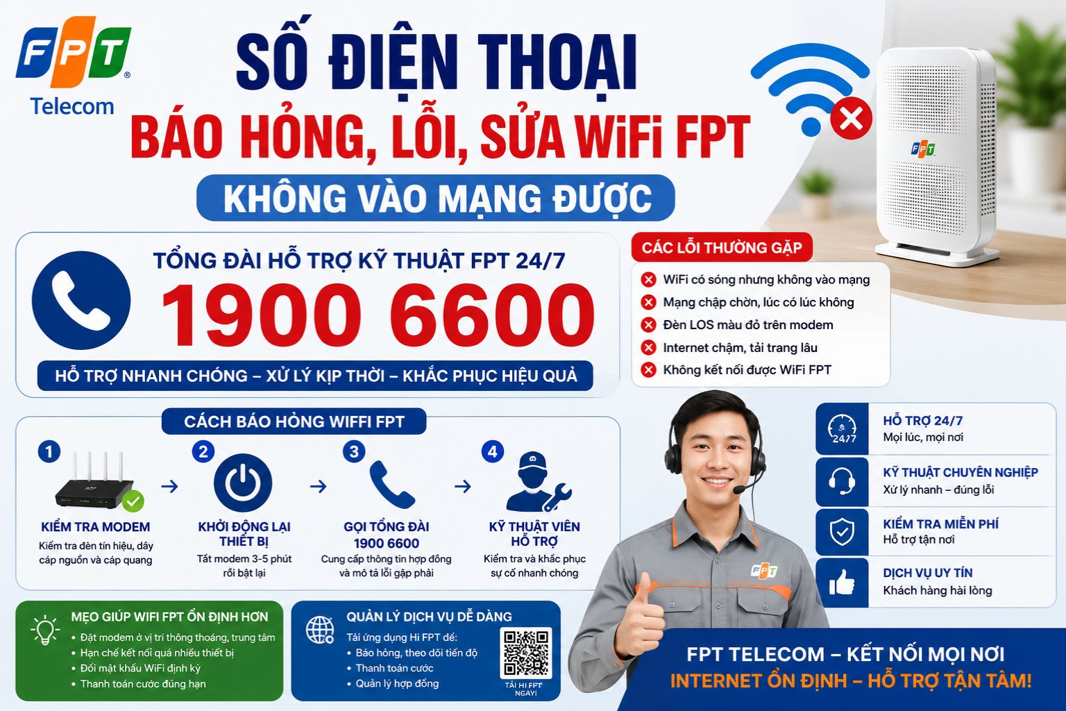 So Dien Thoai Bao Loi Sua Wifi Fpt Khong Vao Mang Duoc